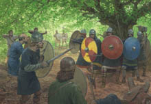 Battle in the Suntel Hills, AD 782