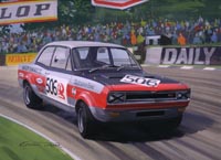 Vauxhall Motorsport Cards - original paintings