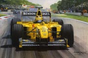 F1 Grand Prix cards from motorsport paintings by Michael Turner