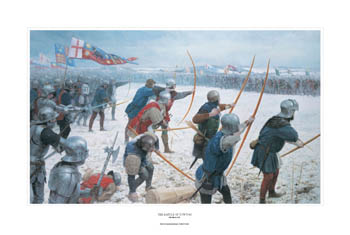 Battle of Towton, Wars of the Roses - Medieval Art print by Graham Turner