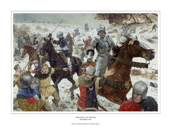 Battle of Towton, Wars of the Roses - Medieval Art print by Graham Turner