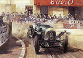 1923 Le Mans, Bentley - Classic sports racing car Birthday or Greeting Cards