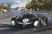2001 Le Mans, Bentley - Le Mans Sports Racing Car Birthday or Greeting Card