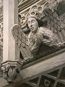 Angel carving from the tomb of Alice Chaucer, Ewelme - Medieval art by Graham Turner