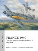 Artist signed Osprey book, Air Campaign 53, France 1940