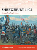 Artist signed Osprey book, Campaign 316, Shrewsbury 1403