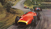Fangio, Maserati 250F - Classic Racing Car Birthday or Greeting Cards