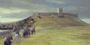 Dunstanburgh Castle - Medieval art print by Graham Turner