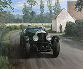 1930 Le Mans, Bentley - Motorsport Art Print by Graham Turner