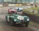 1953 Le Mans, Duncan Hamilton, Jaguar C-type - Motorsport Art Print by Graham Turner