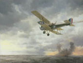 First World War Aviation Art - RE8 over the Western Front