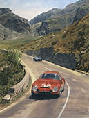 1964 Targa Florio, Alfa Romeo TZ - Motorsport Art Print by Graham Turner