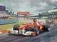 2011 British Grand Prix, Silverstone, Fernando Alonso, Ferrari - Formula 1 print by Michael Turner