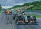 2015 Belgian Grand Prix, Romain Grosjean - Formula 1 Art Print