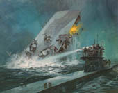 Eric 'Winkle' Brown, HMS Audacity - Aviation print by Michael Turner