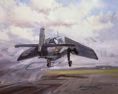 Eric 'Winkle' Brown, Grumman Avenger - Aviation print by Michael Turner