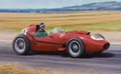 Mike Hawthorn, Ferrari - Classic racing sports car birthday and greeting card