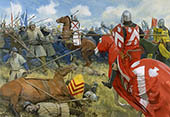 The Battle of Bannockburn - Medieval Art print