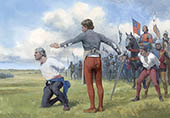 The Battle of Empingham - painting by Graham Turner