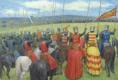 Henry III at the Battle of Lewes - Medieval Art by Graham Turner