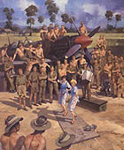 The Entertainers - Original aviation art painting by Michael Turner