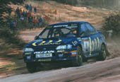 Colin McRae, Subaru Impreza, 1995 RAC Rally - Rally car art print by Graham Turner