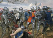 Battle of Wakefield, Wars of the Roses - Medieval Art print by Graham Turner
