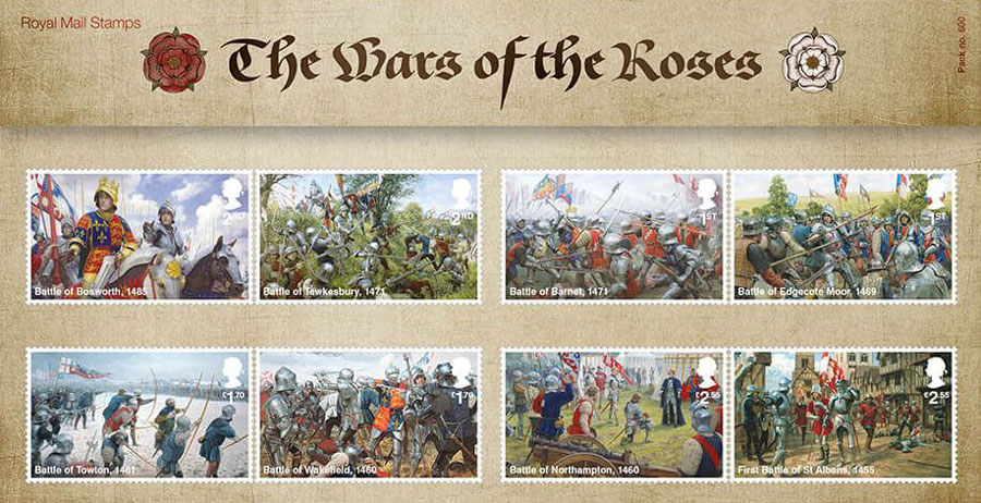 Wars of the Roses Stamps image